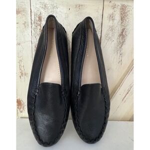Cole Haan Women Black Evelyn Driving Leather Loafers ‎ Size 9B NWOT